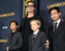 Brad Pitt Brings The Kids To 'Unbroken' Premiere While Angelina Sits Out With Chicken Pox