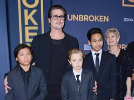 Brad Pitt and Kids Fill In for Sick Angelina Jolie at ‘Unbroken’ Los Angeles Premiere